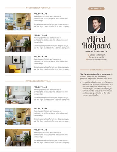Resume Template 518